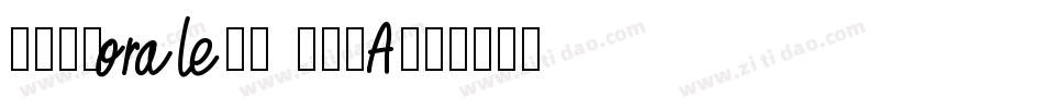 OKChoraleNF BETA字体转换